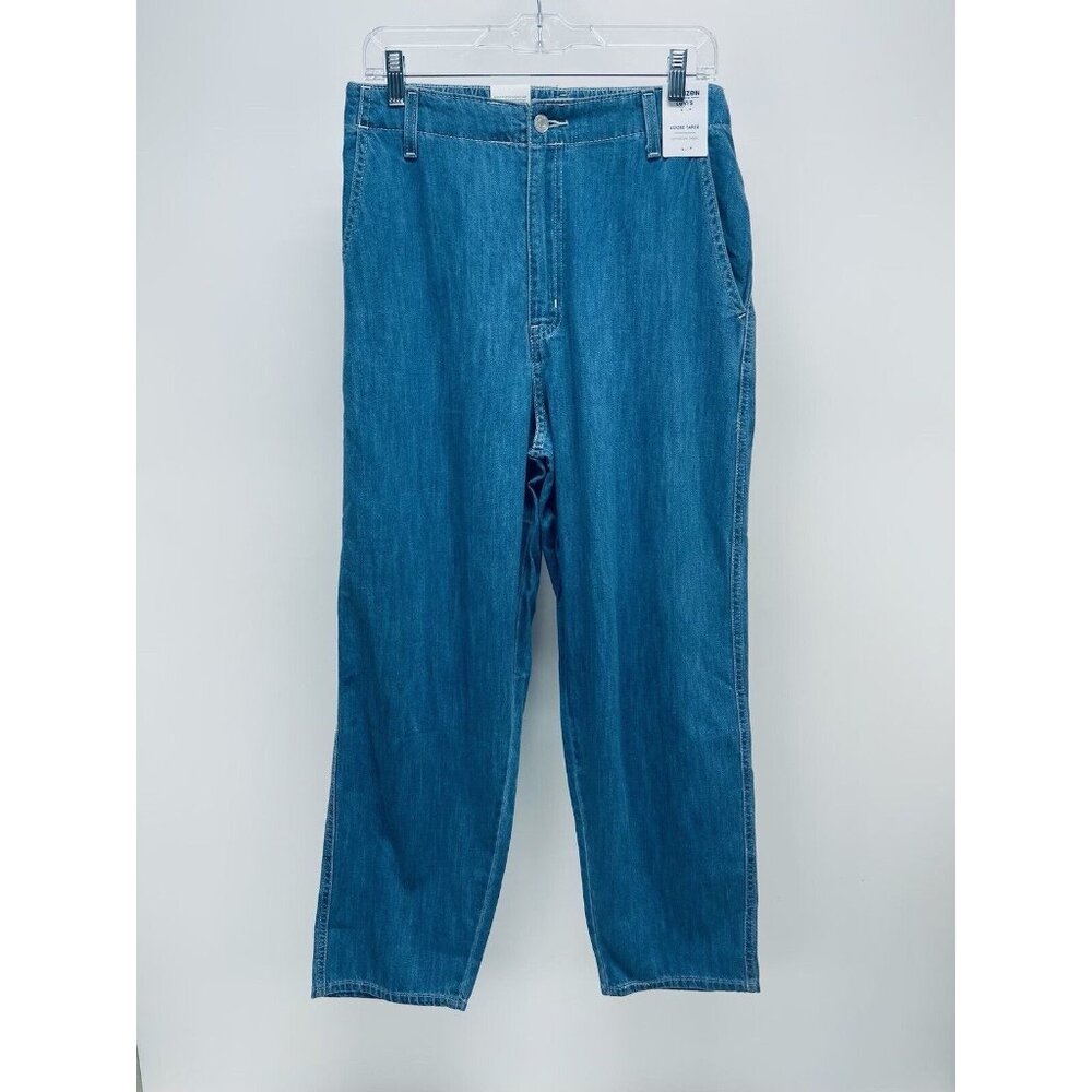 Levi’s Jeans Sz 8/W29 Women’s Deninse From FLoose Taper Blue LightWeight Fabric
